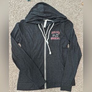 Indiana University Zip up sweatshirt